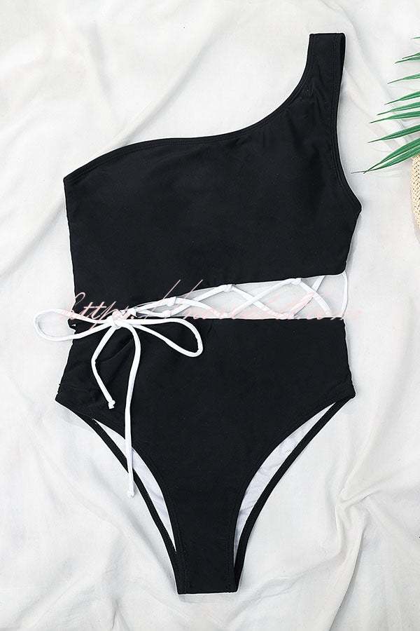 Beach Chic Cut Out One Piece Swimsuit