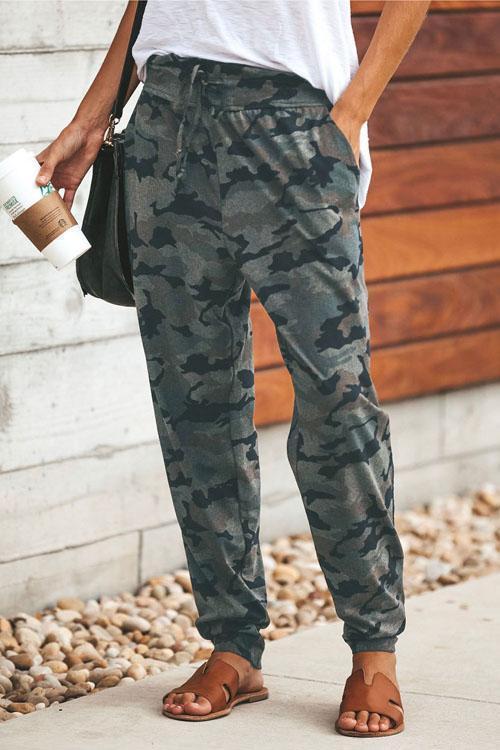 Casual Style Camo Pants