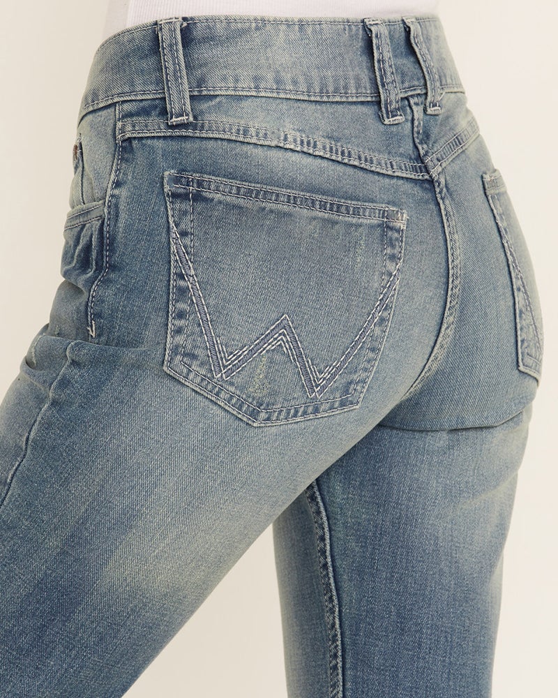 90s Vintage Obliques Button Low Waist Flare Jeans