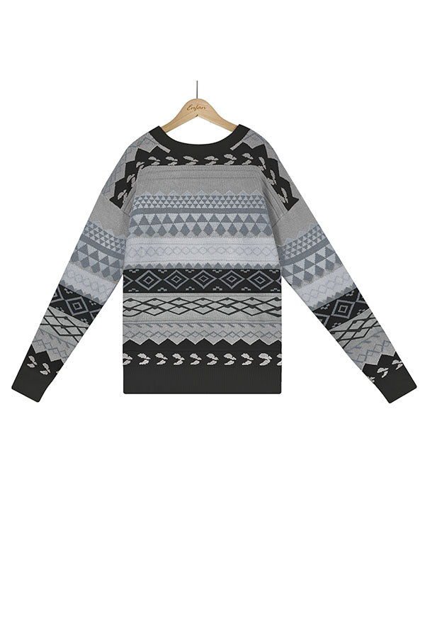 Snowdrift Pullover Knit Sweater
