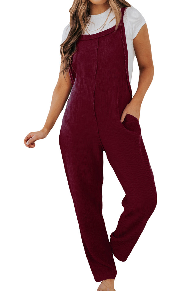 Love For A Lifetime Pocket One Piece Jumpsuits