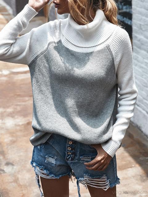 Solid Round Neck Regular Sweater