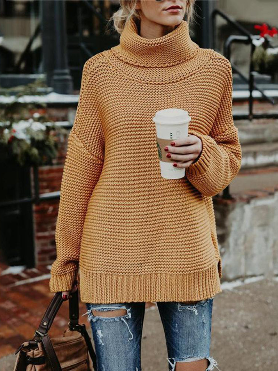 Turtleneck knit Loose Sweater
