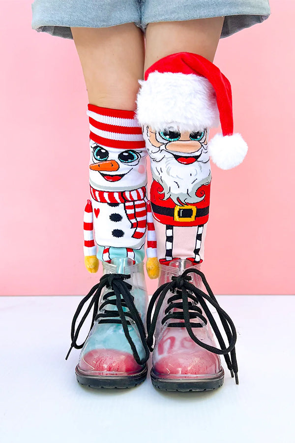Santa & Snowman Silly Socks