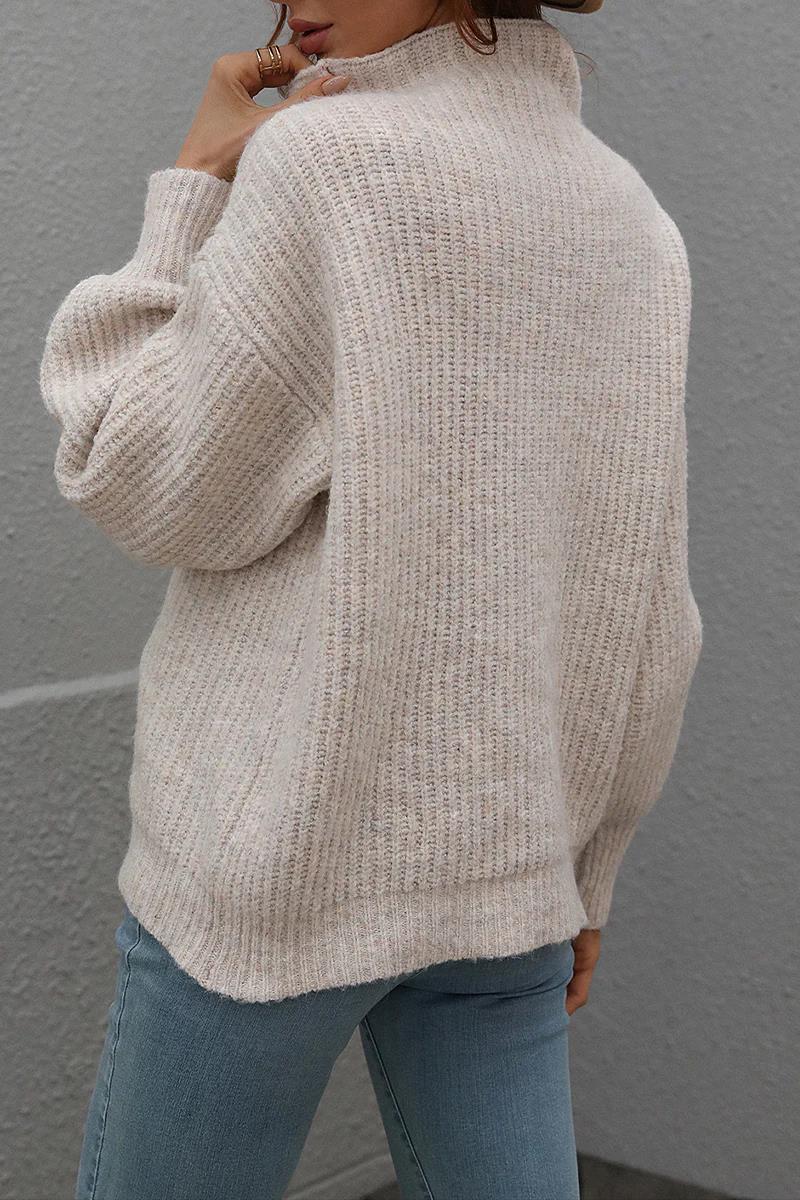 Casual Loose Turtle Neck Knit Sweater