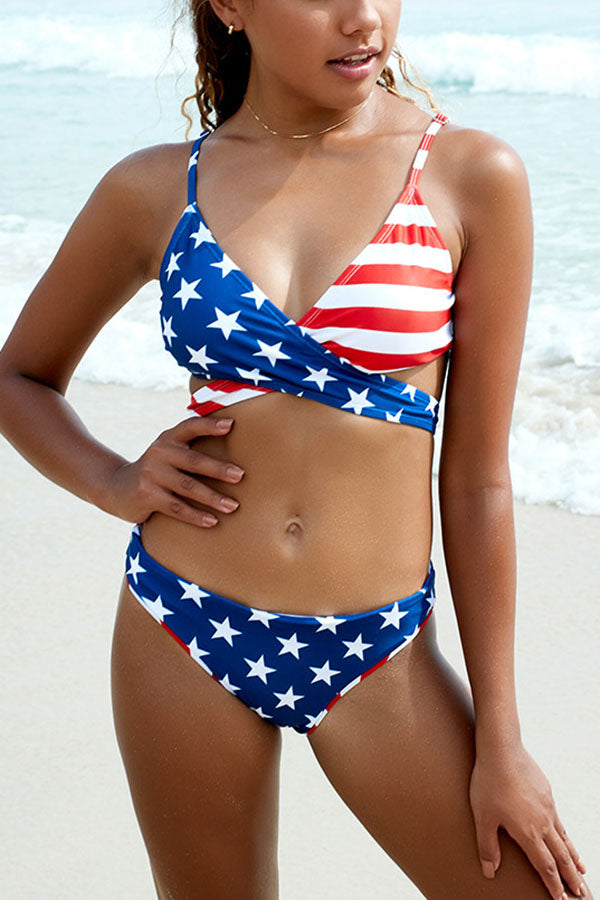 American Sweetheart Cross Bikini Swimsuit