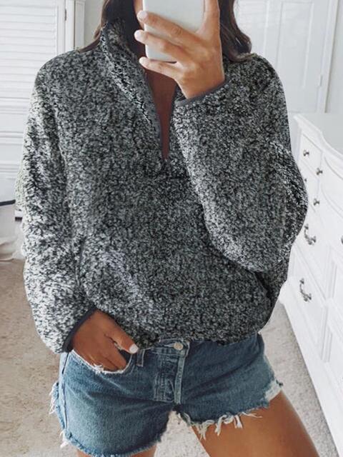 Thick V Neck Sweater