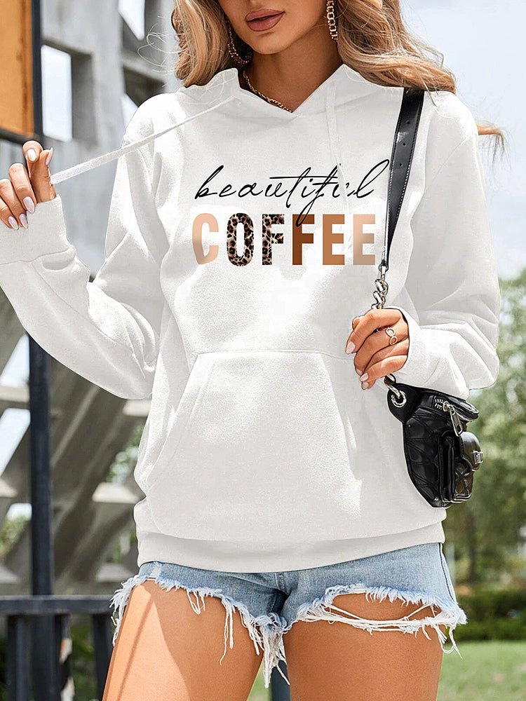 Women¡¯s Tops Hooded Long Sleeve Printed Sweatshirt Hoodie
